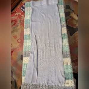 NWT Sincerely Jules Baby Blue Ribbed Kit Skirt Size Medium